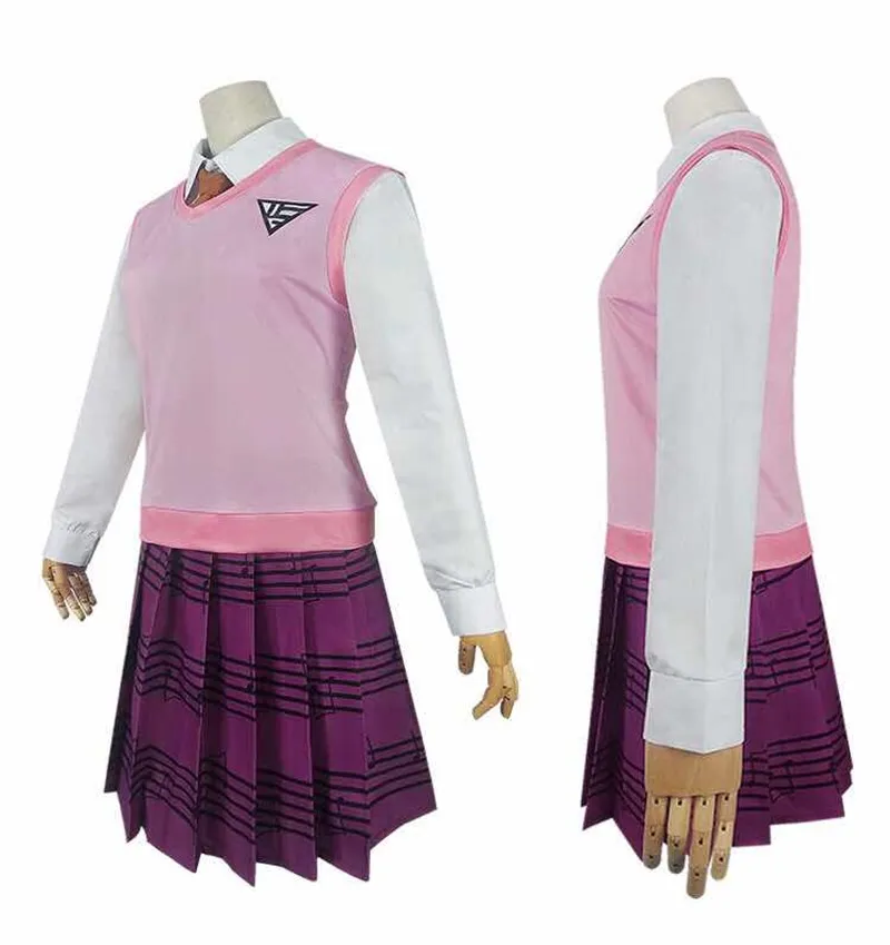 

New Danganronpa V3 Akamatsu Maple Campus JK Uniform Cosplay Costume Uniform Skirt Girl Women Cosplay Costume Costume