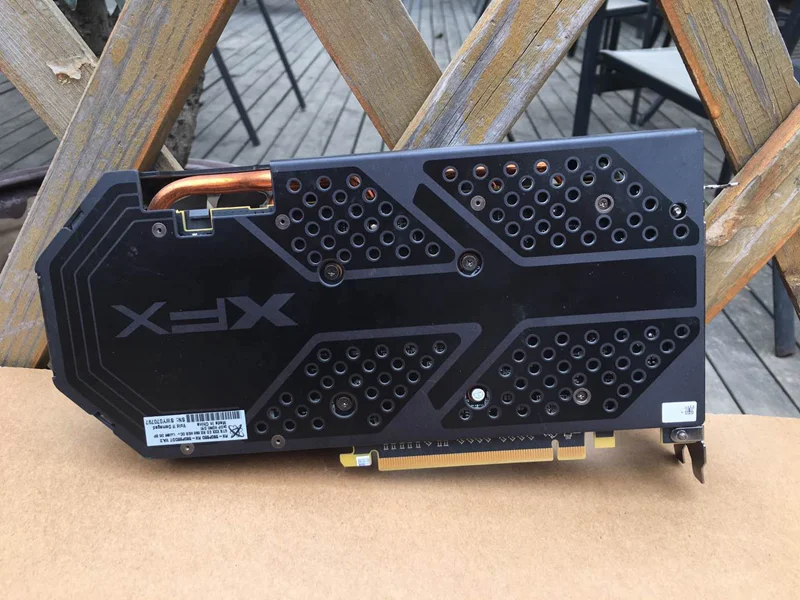 XFX RX 580 4 Гб 256bit GDDR5 Настольный ПК игровые видеокарты видеокарта не Майнинг 580 4G б/у
