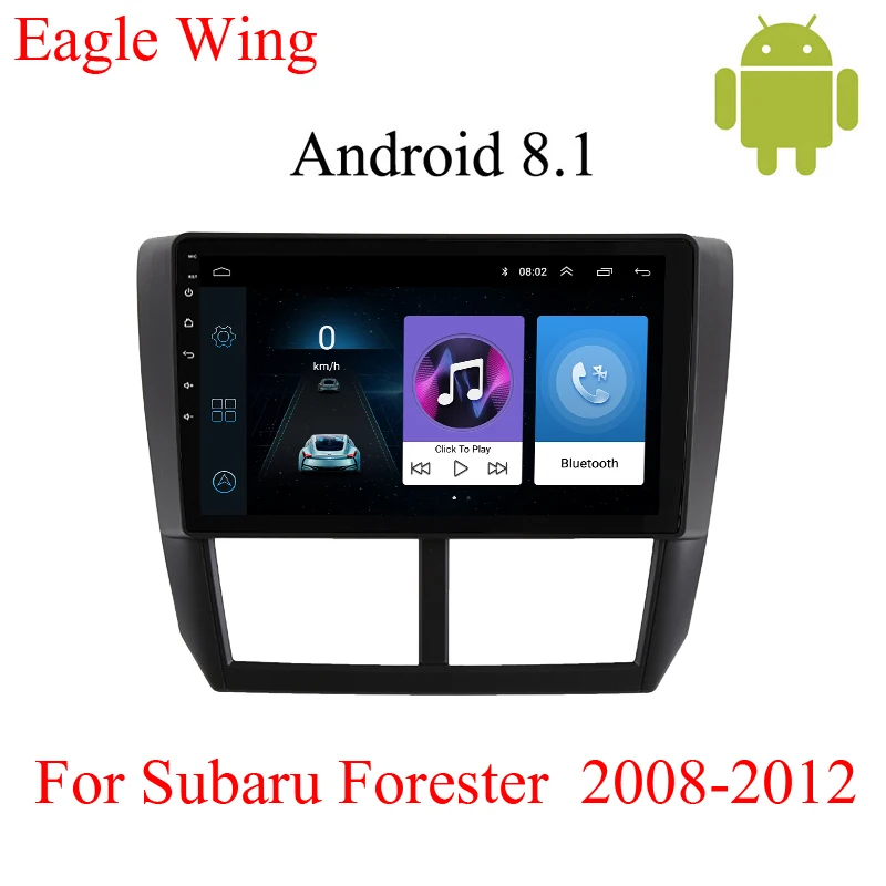 

Android 8.1 car radio gps multimedia player For Subaru Forester 2008-2012 with navigation and car dvd video player IPS free map