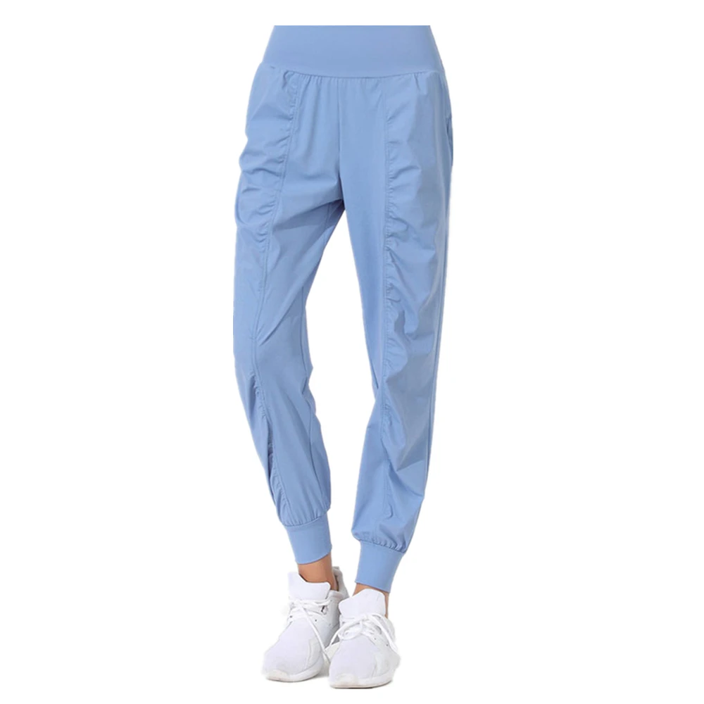 Hot Sales！High Waist Solid Color Women's Sweatpants Casual Drawstring  Ankle-Tied Slim Trousers Women Pants Running Sport Joggers