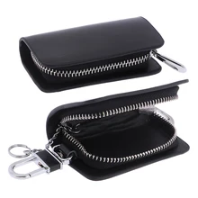 Чехол для ключей на молнии, сумка для ключей, ключница, органайзер для ключей, кошелек, кожа, кошельки для ключей, для мужчин, ключница для женщин