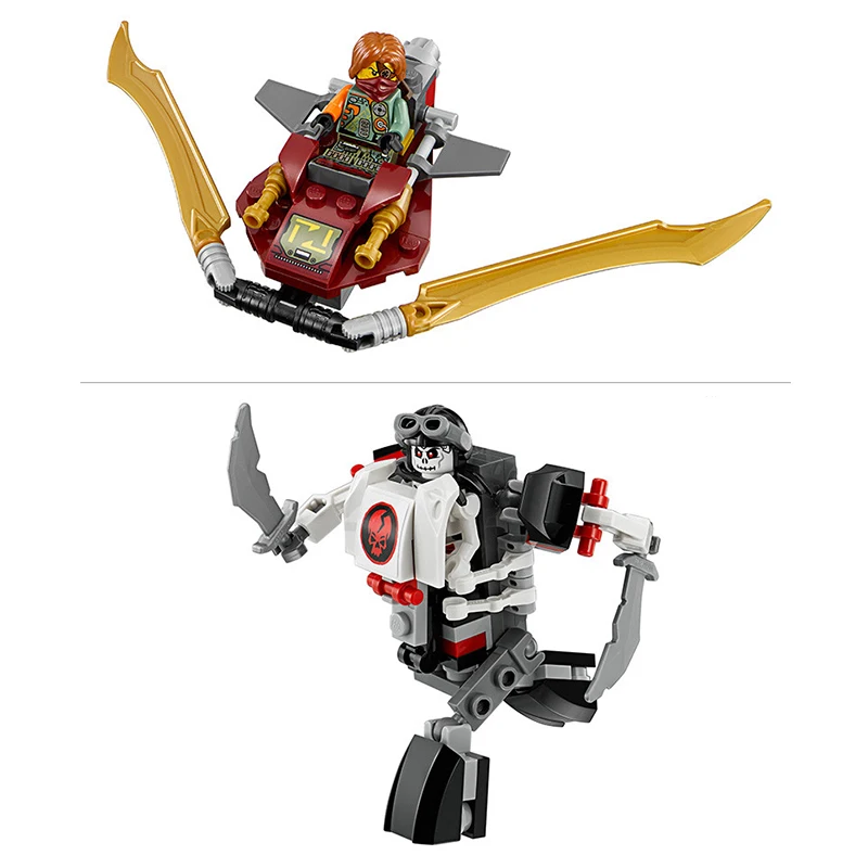 M. e. c. ronin Krazi Bela 10525ninja Salvage Frakjaw Ninjagoed строительные блоки наборы фигурки кирпичи