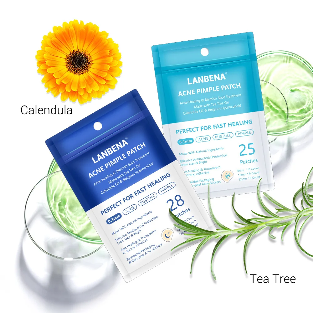

LANBENA Tea Tree Daily Acne Patch 0.1mm And Night Acne Patch 0.3mm Remove Chronic Acnes Invisible Acne Repair Dry Rough Skin