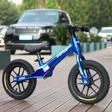 12 дюймовая детская беспедальный велосипед Алюминий алюминиево-магниевого сплава безопасности детей велосипед детский велосипед