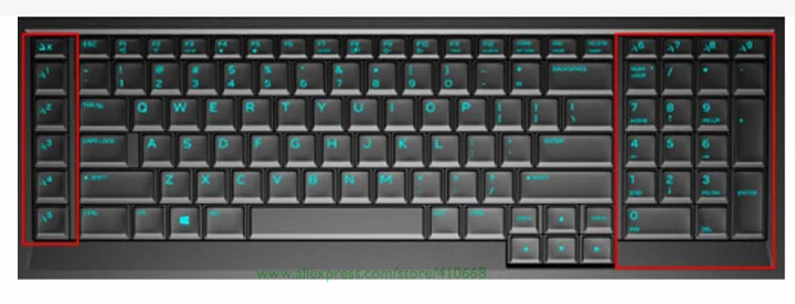 Силиконовый защитный чехол для клавиатуры Dell Alienware AREA-51M области-51 17 R3 M17 M15 17r5 15r4 r3 17,3 15,6 дюймовый ноутбук