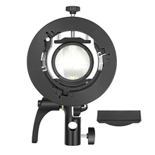 Neewer S2 Speedlite S-Type Bracket Bowens Mount Flash Houder Compatibel Met Neewer 750II NW670 Godox V1 AD200Pro AD400Pro AD200