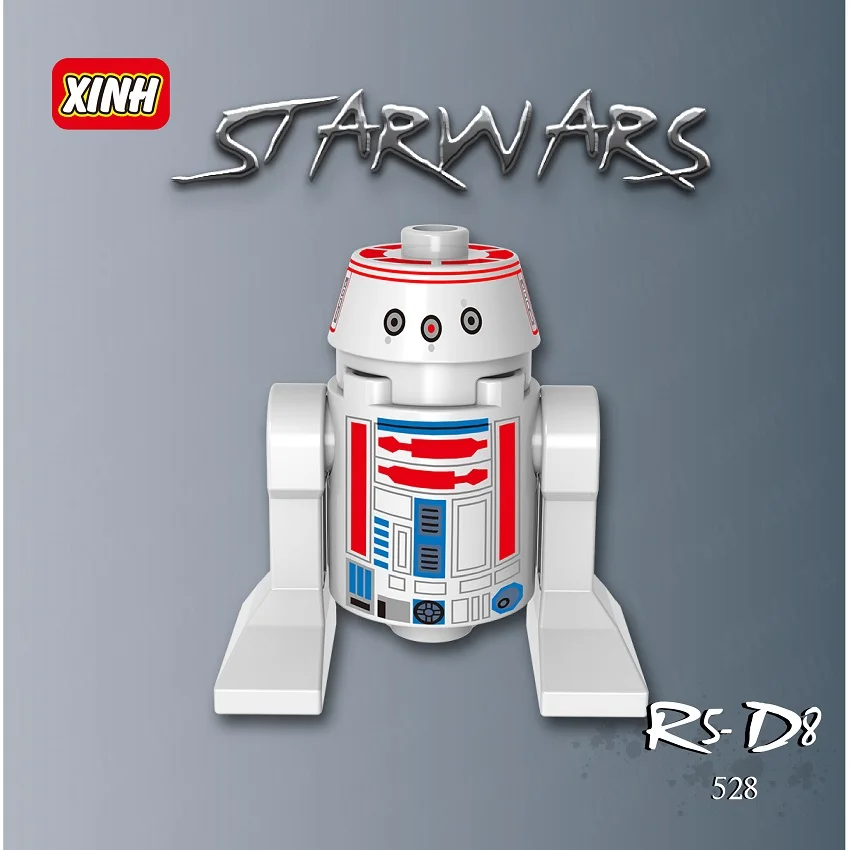 20 шт. XH332 XH206 XH525 XH528 Звездные войны 7 The Force Awakens R2D2 робот BB8 BB-8 строительные блоки детские игрушки