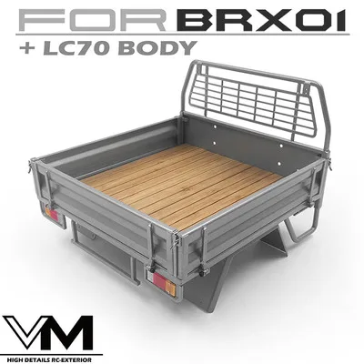 Металлическая задняя кровать для boomracing BRX01+ Killerbody LC70 запчасти