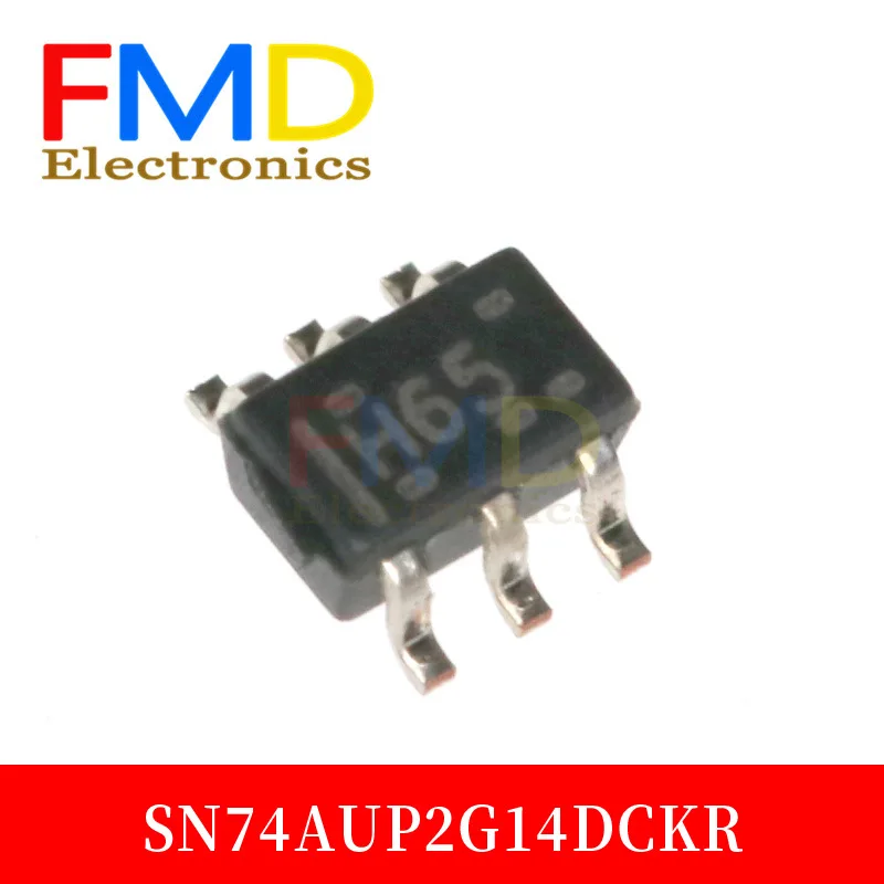 Новый агент SN74AUP2G14DCKR Инкапсуляция SC - 70-5 точечная печать H65 логический чип |
