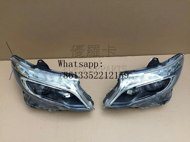 V class W447 lights fit for v class w447 v250 v260 vito eurocar style headlights and taillight