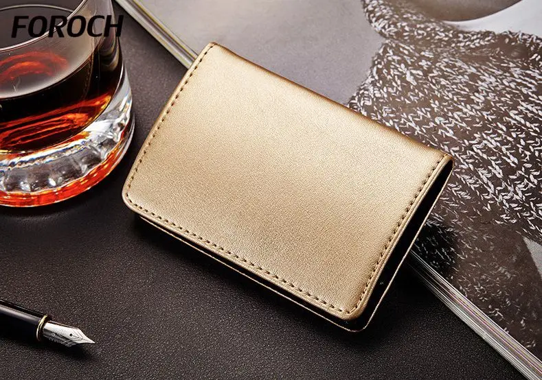 

New Men Credit Card Holder Business ID Card Holder 682 Fashion Card Case Automatic Card Holder Aluminium Card Wallet porte carte