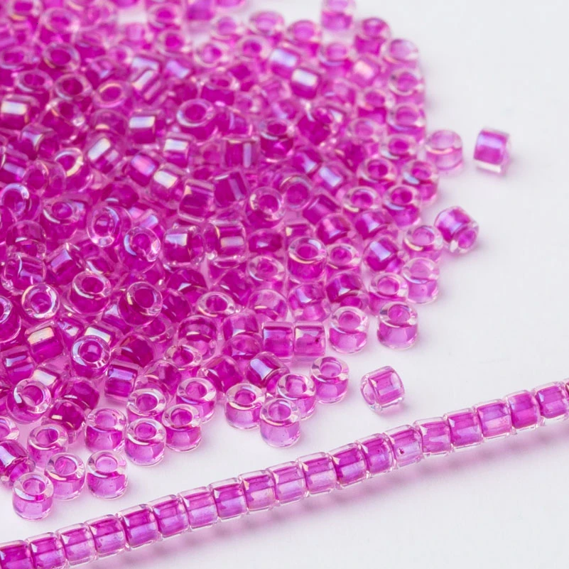 Бусины для рукоделия жемчуг miyuki seedbeads 11/0 perlas para manualidades delica mixcolor с бусины с отверстиями для платьев 5 г/10 г - Цвет: DB74