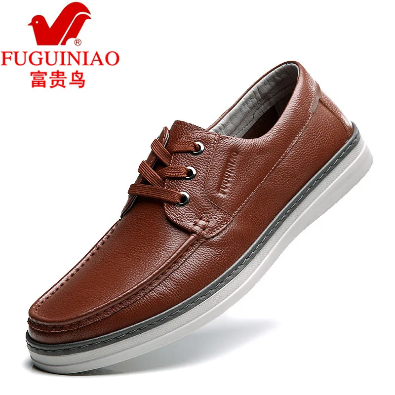 

FGN Winter Shoe MEN'S Casual Shoes Genuine Leather Fashion Casual MEN'S SHOES Korean-style Trend Versatile Breathable Sneakers