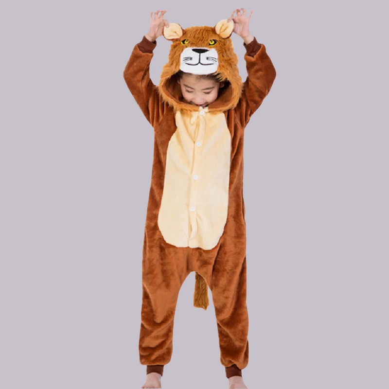 Пижама кигуруми со стичем пижама для косплея животных панда зимняя Осенняя