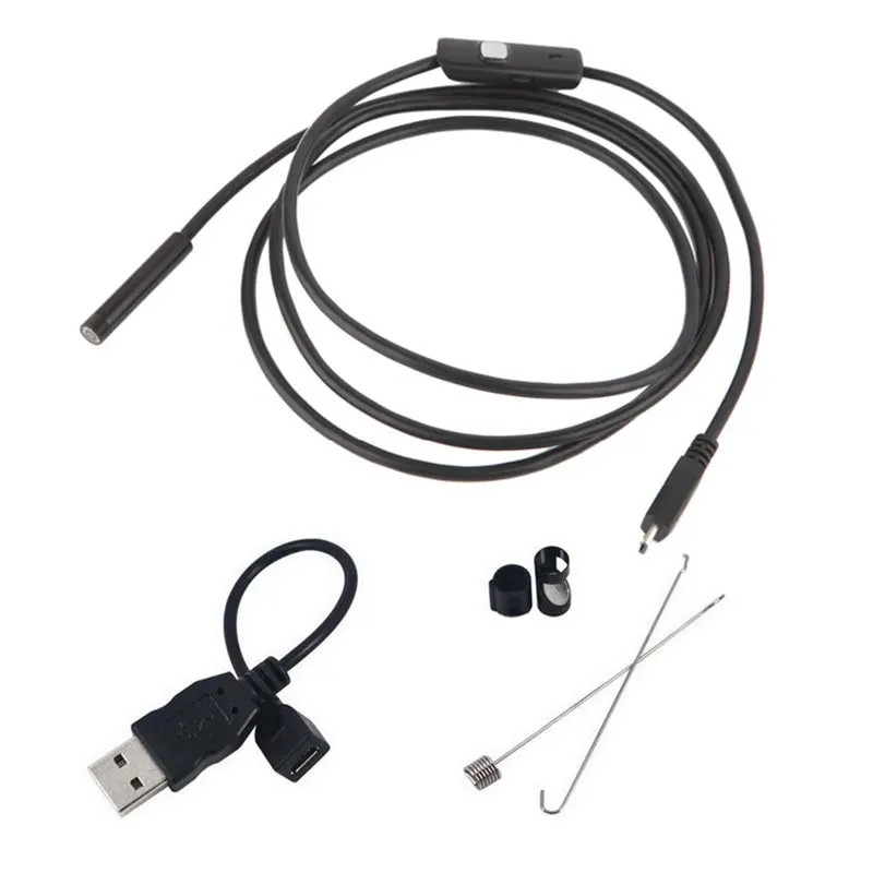 Giantree 2 м 8 мм эндоскоп для Android OTG Line 8 светодиодный мини-трубка бороскоп Wndows7/Windos8/XP/Vista Универсальный эндоскоп