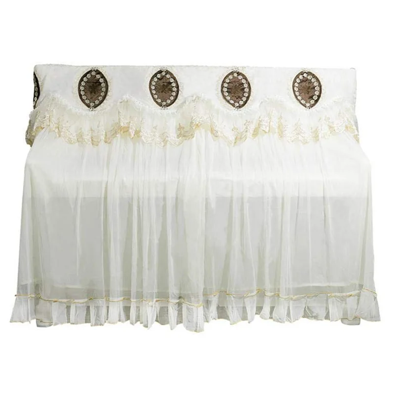 

Piano Cover High-Grade European Lace Thickened DustProof Piano Cover Best Protective Gear for Piano Keyboard