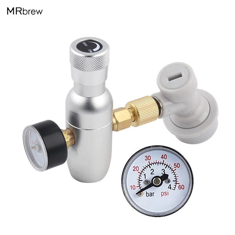 Brew Accessories 060PSI Homebrew CO2 16g Regulator Charger Kit Gas
