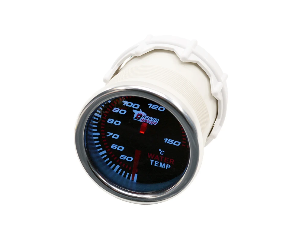 Dragon-Auto Pointer Water Temperature Gauge, 52mm, carro,