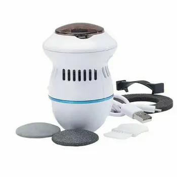 

Electric Foot File Vacuum Callus Remover Rechargeable Foot Files Clean Tools Feet Care for Hard Cracked Skin