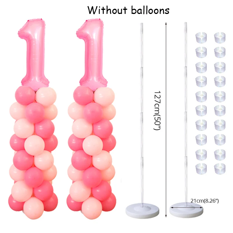 Babyshower, украшения для дня рождения, Детские воздушные шары, палочка, подставка, баллон, Настольная АРКА, гирлянда, свадебные шары, украшение стола
