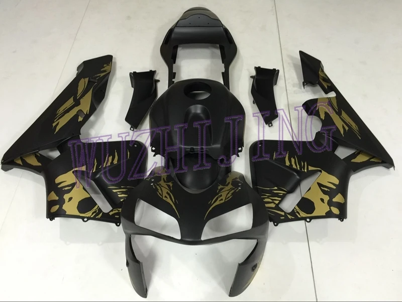 Кузов CBR 600RR 2004 Пластиковые обтекатели CBR600 RR 2003 материя черная девочка обвес CBR 600 RR 2003-2004 - Цвет: Темно-серый