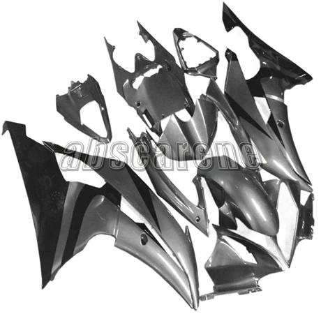 Мотоцикл полный обтекатель комплект для Yamaha YZF600 R6 2008- 09 10 11 12 13 14 15 16 ABS впрыска Cowlings Глянец серебряный черный