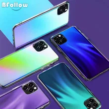 BFOLLOW красочные пластина чехол для iPhone 11 Pro X XS Max XR жесткий акриловый защитный тканевые Чехлы для iPhone 7 8 плюс цвета: черный, фиолетовый