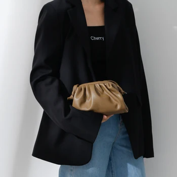 

Designer Cloud Women Dumplings Bags Knotted Shoulder Crossbody Bags Clip Handbags Female Totes Handbags Purse 2020