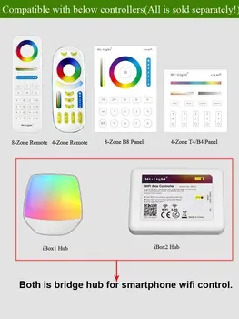 

Mi Light MR16 Color Changing LED Spotlight WiFi RGB +CCT 4 Watt Warm White Dimmable (4W MR16)