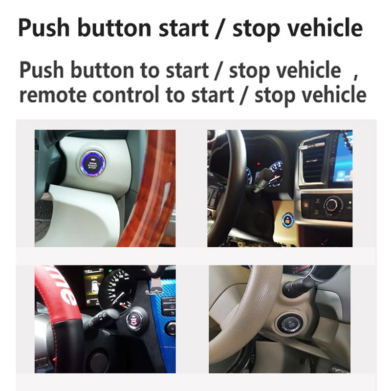 Car Remote Starter APP Bluetooth Control Push Start Passive Keyless Entry Remote Start for Mitsubish Nissan etc.