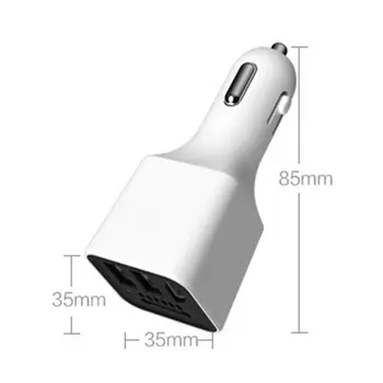 

3.1A 3 USB Port Charger Car Auto Fresh Air Purifier Oxygen Bar Ozone Ionizer U90C
