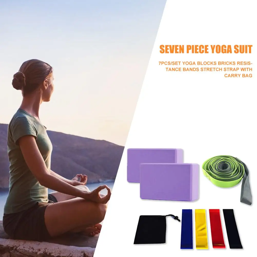 yoga belts and blocks
