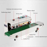 Automatic heat sealing machine continuous band sealer with conveyor 2