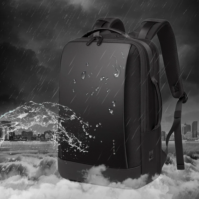 BANGE Laptop Backpack Men 15.6 inch Office Work Men Backpack Business Bag Unisex Black Multifunction Backpack Travel Backpack 3