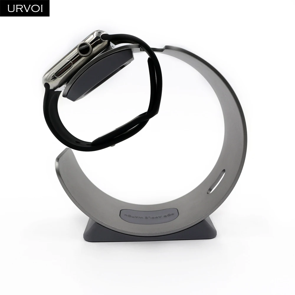 URVOI подставка для Apple Watch series 5 4 3 2 1 простой круглый держатель iWatch из алюминиевого