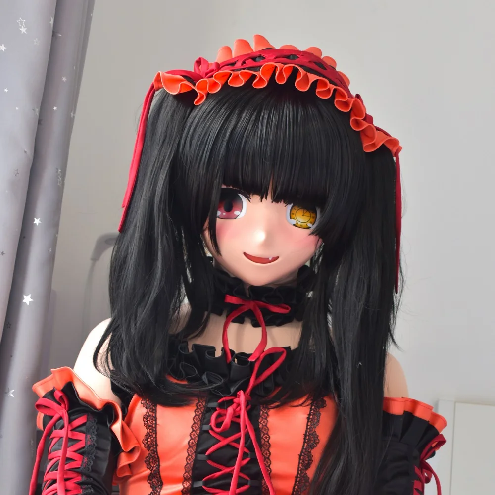 (KGM 15) Трансвестит Девушка BJD кукла свидание живой комикс маска реалистичный