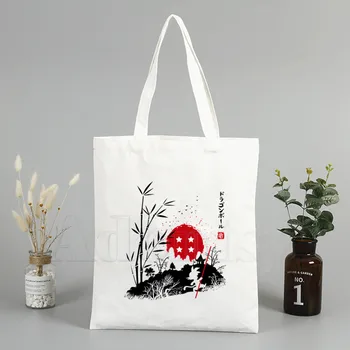 

Dragon ball Ladies Handbags Cloth Canvas Tote Bag Shopping Travel Women Eco Reusable Shoulder Shopper Bags Bolsas De Tela