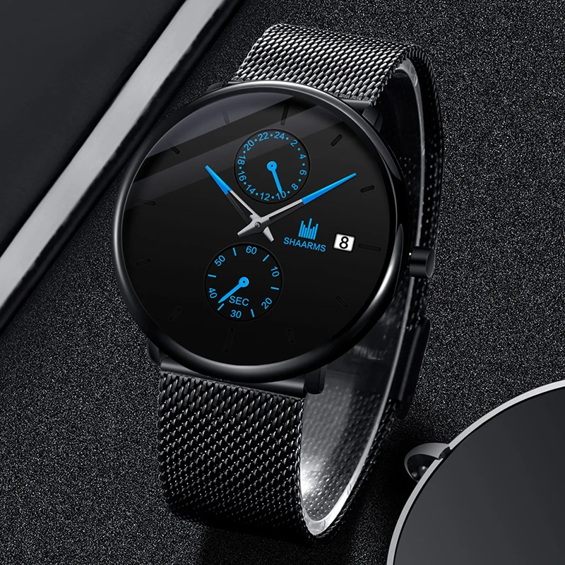 

Watch Men Luxury Bracelet Watches Mens 2020 Casual Business Quartz Wristwatches Stainless Steel Strap Men’s Watch Relogio Reloj