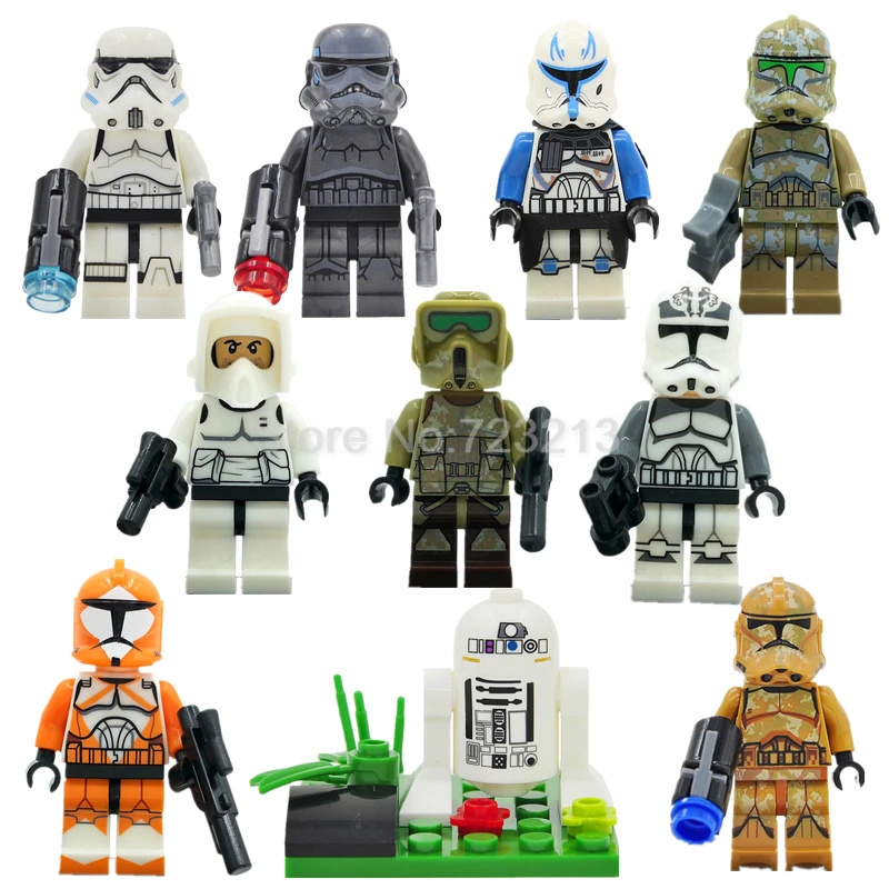 

Single Sale Starwars SY Decool LELE Sandtrooper figure trooper Building Blocks Set Model Toys