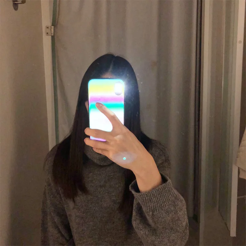 COOL Laser Rainbow Luminous Phone Case For iphone 11 Pro X XS Max XR Glitter Case for iphone 7 8 Plus SE 2020 Matte Cover Coque COOL Laser Rainbow Luminous Phone Case For iphone 11 Pro X XS Max XR Glitter Case for iphone 7 8 Plus SE 2020 Matte Cover Coque