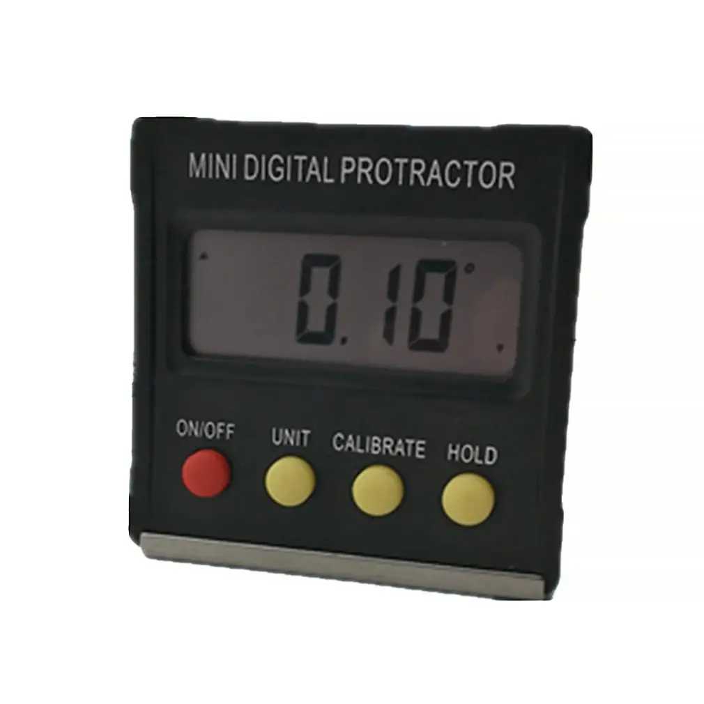 

Mini Digital Display Inclinometer Angle Level Spirit Level Angle Box Protractor Angle Meter Neutral / Slope Meter 360degree