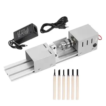 

Mini Lathe Miniature Beads Machine Polishing And Polishing Car Round Diy Mini Diy Woodworking Lathe