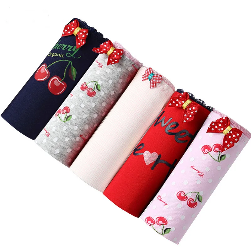 

Трусики женские хлопковые с цветочным принтом, 6 шт.