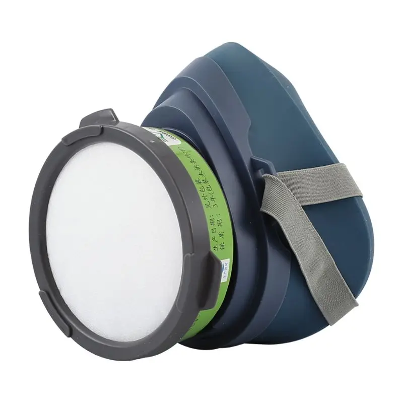 

1Set Painting Spraying Gas Mask Dust Half Facemask Respirator Cotton Filter Mask