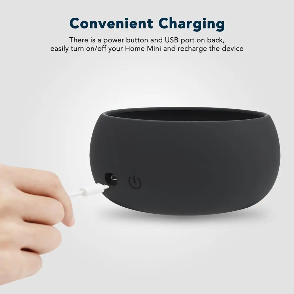 Tanie KIWI design ładowalna podstawa baterii 7800mAh dla Google Home mini, przenośna ładowarka sieciowa Google Nest mini