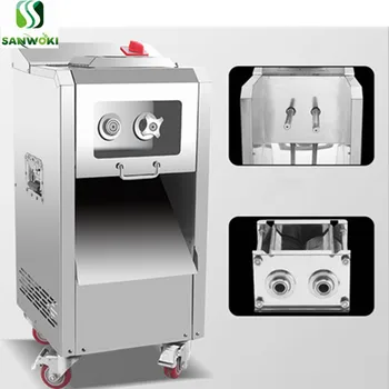 

Vertical commercial detachable knife meat slicing machine mushroom dicer machine pig ear shredder machine meat mincer machine