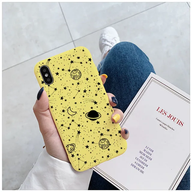 Simple Space Planet Stars Moon Spaceship Phone Case For iPhone 11 12 Pro Max XR X XS Max 6s 7 8 Plus SE2020 mini Soft Matte Case Simple Space Planet Stars Moon Spaceship Phone Case For iPhone 11 12 Pro Max XR X XS Max 6s 7 8 Plus SE2020 mini Soft Matte Case