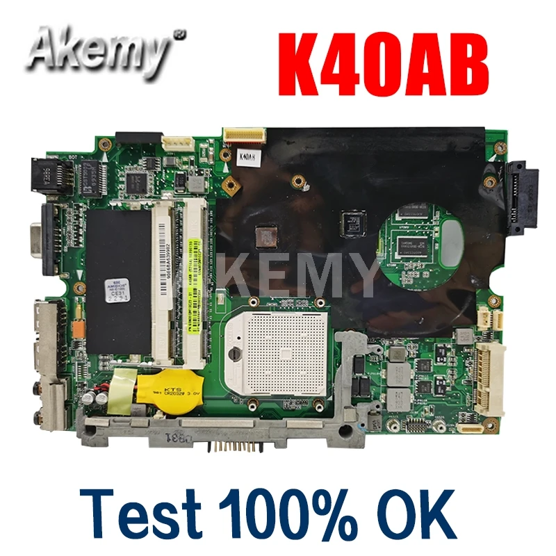 Материнская плата для ноутбука Amazoon K40AB For Asus K40AD K40AF K50AB K50AD K50AF K40IJ K5IJ K40 K50 тестовая