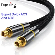 Cabo coaxial do toslink 1m 2m 5m 10m spdif do cabo audio ótico de digitas para o cabo da fibra do soundbar do jogador xbox 360 de blu-ray dos amplificadores