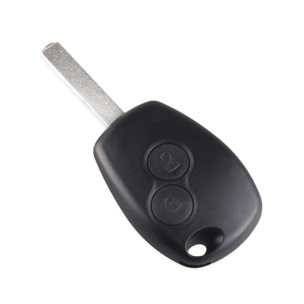 KEYYOU 2/3 Кнопка Uncut пустой корпус дистанционного ключа для renault dacia Modus Clio 3 Twingo Kangoo Logan Twingo Duster Clio 3